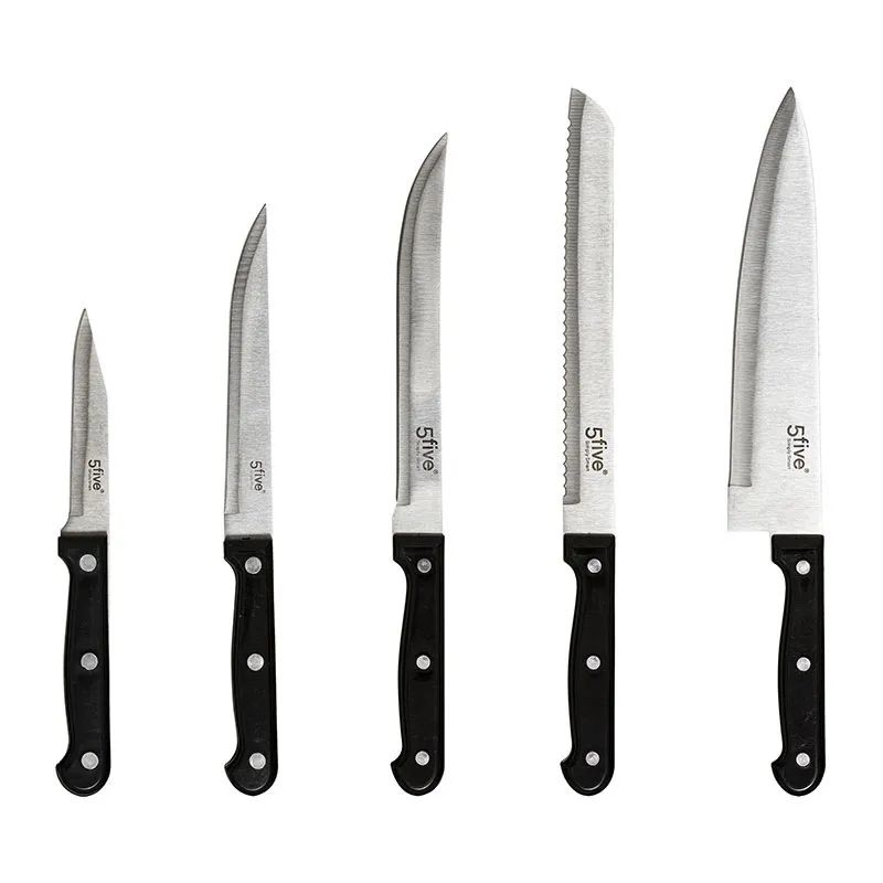 Bloc 11 couteaux avec aiguiseur & ciseau - 13,5x10,2x34cm-1