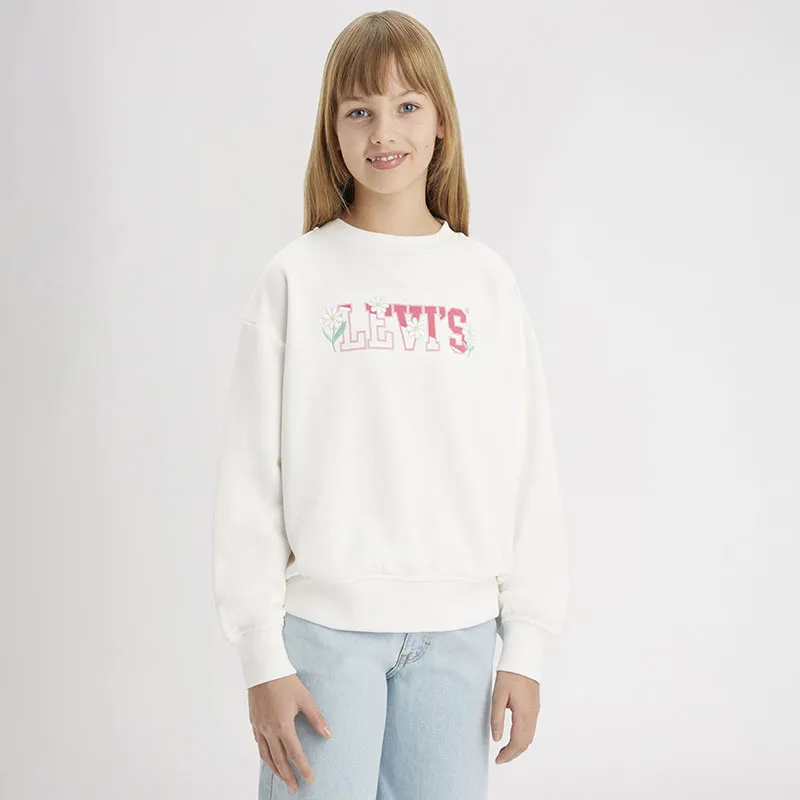 Top col rond Levis Crew Junior - Sugar swizzle-0
