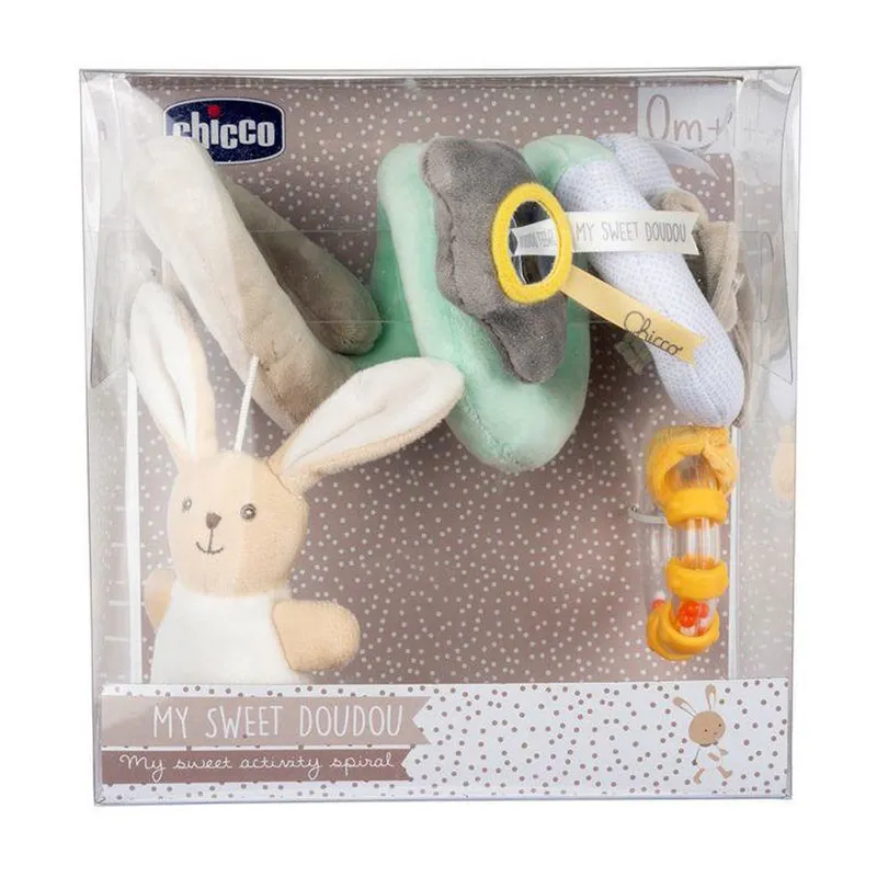 Spirale d'activités pour poussette Lapin - 0m+-6