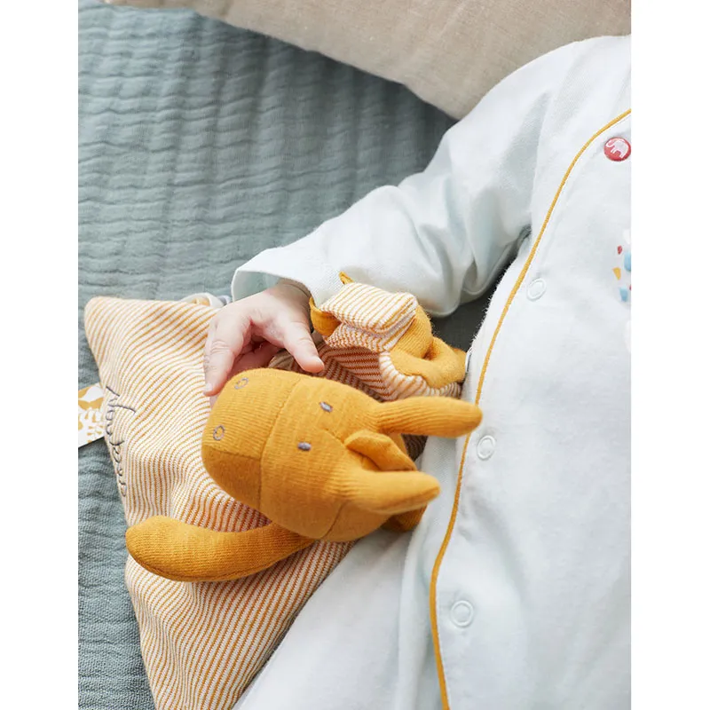 Doudou N&P&L Paco Ocre Noukie's - 27x27x7cm-5