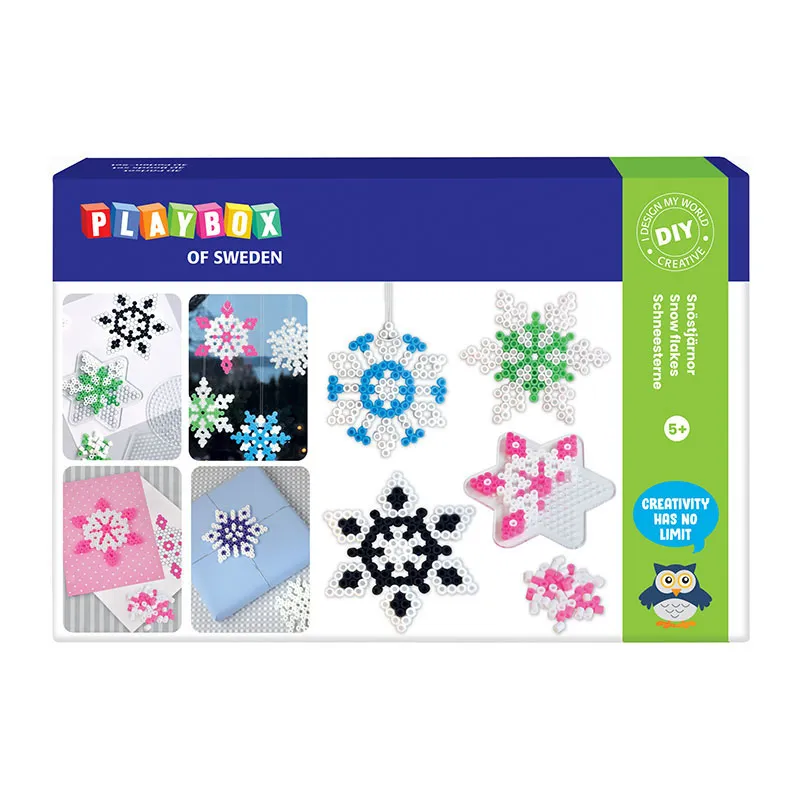 Kit de perles à repasser Étoiles des neiges - 4000pcs-0