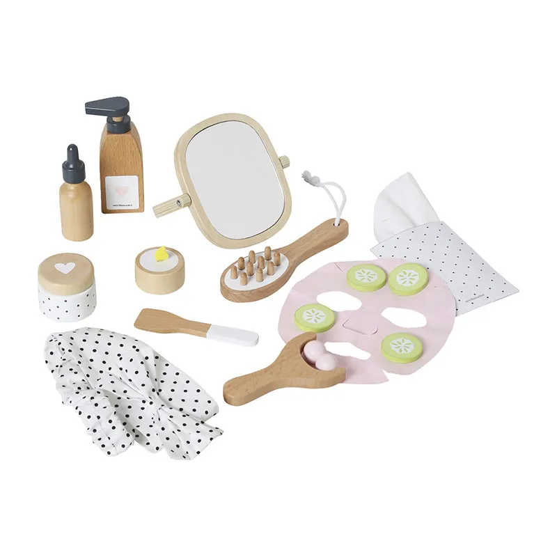 Set du spa en bois - Blanc - 3+-0
