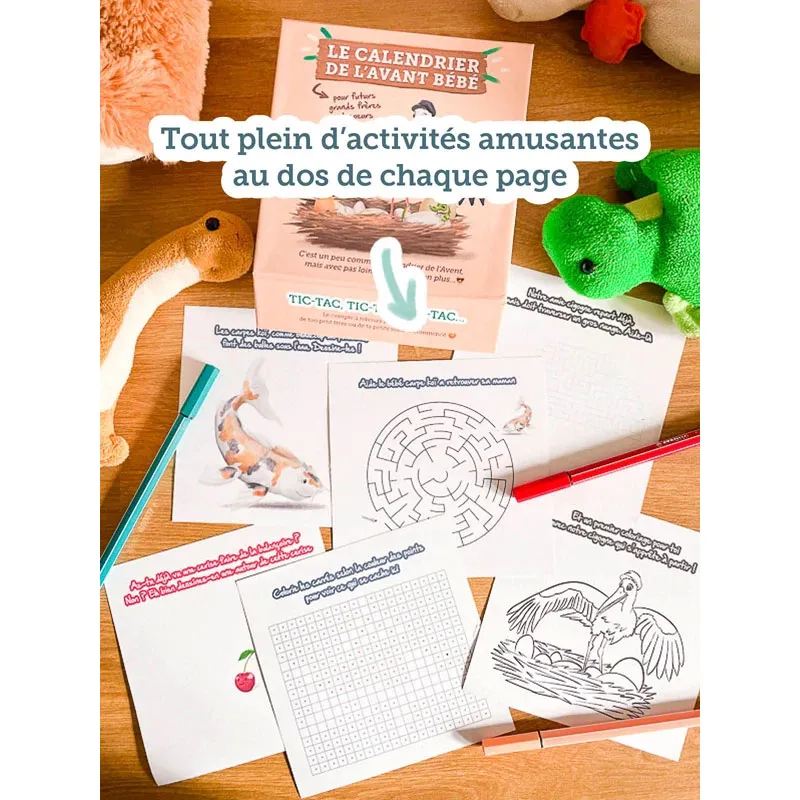 Calendrier de l'Avant Bébé - Futurs grands frères & sœurs -3