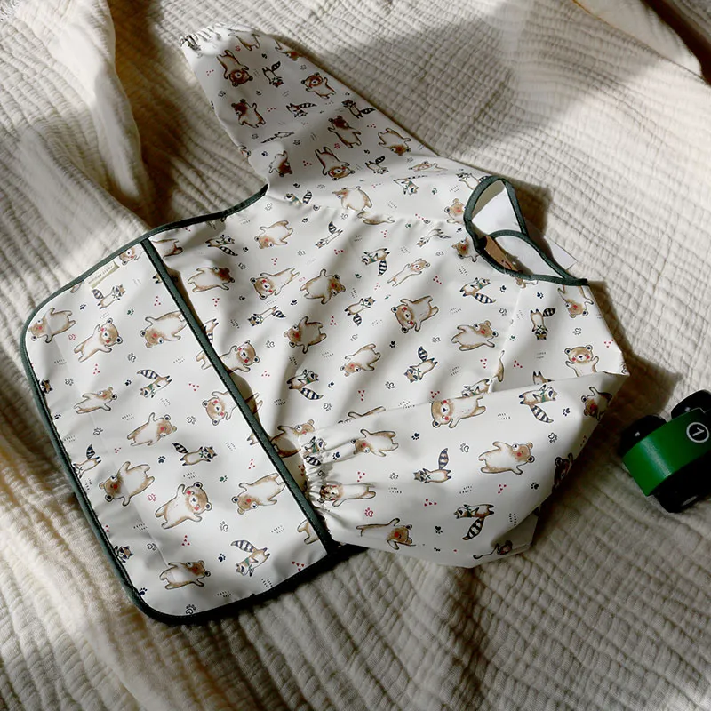 Bavoir à manches layette Meilleur Copain - Multicolore-2