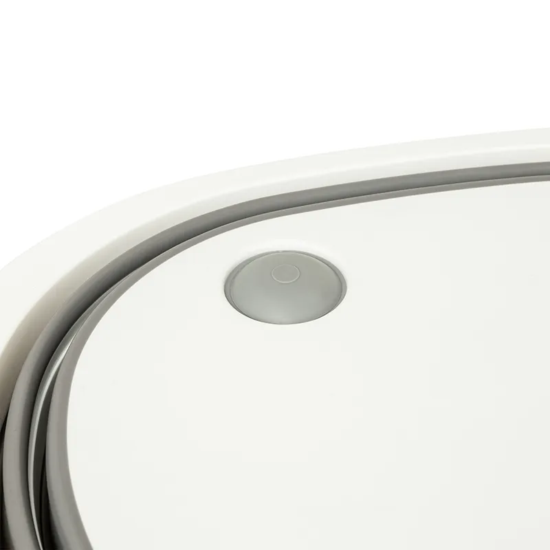 Bassine pliable avec bouchon Gris/Blanc - 8L-2