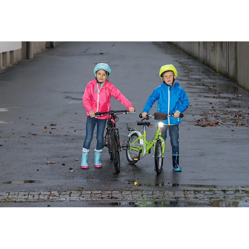 Protège casque imperméable - Jaune fluo-6