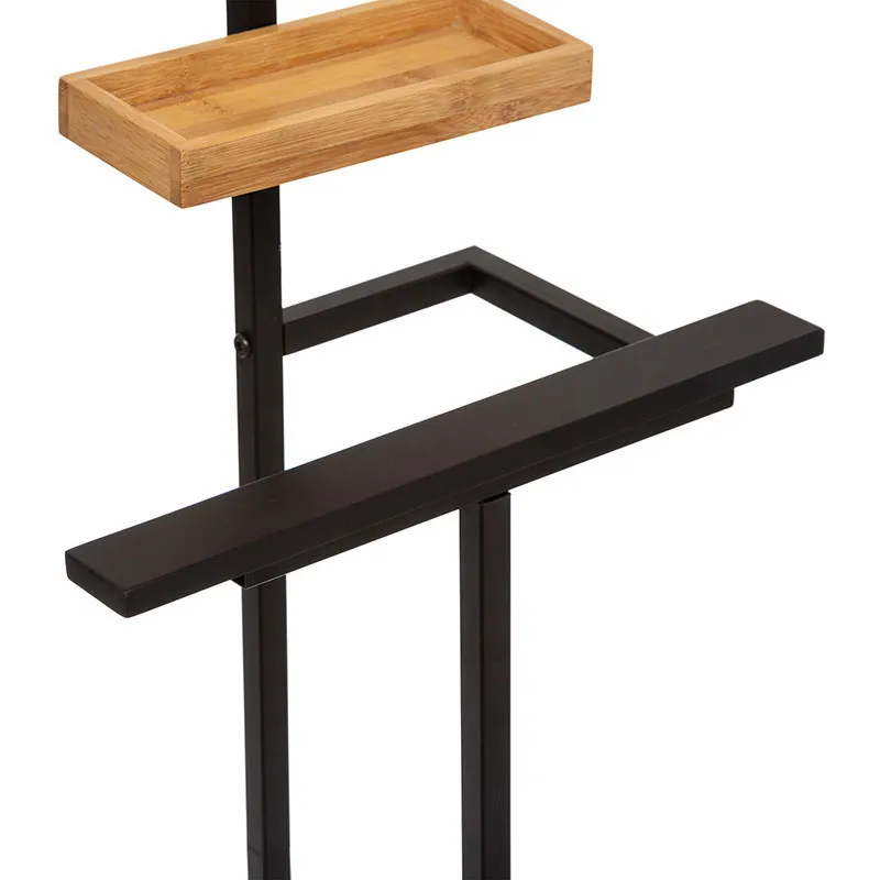Valet Bambou/Métal - 44,8x22,2x114,2cm-1
