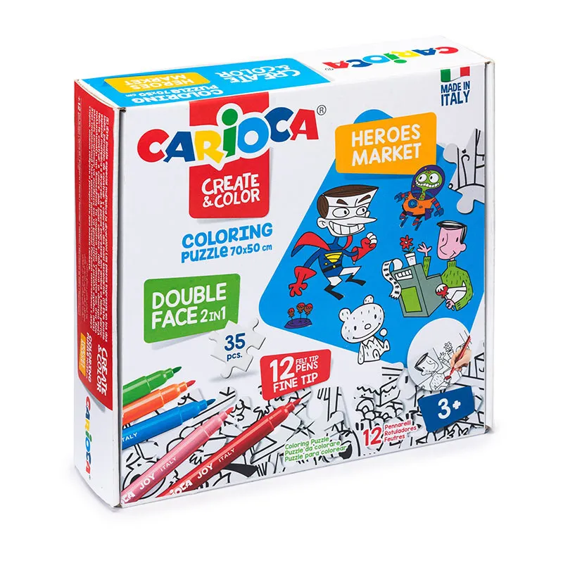 Puzzle à colorier Super-héros - 36m+-0