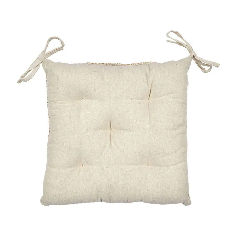 Galette de chaise Raphia - 40x40cm-0
