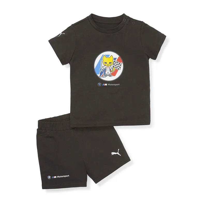 T-shirt + Short Bébé BMW Motorsport Summer - Noir - PUMA-0