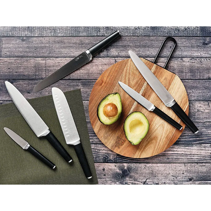 Bloc 6 couteaux de cuisine Jona Rauma - Lame 9/13/18/20cm-5
