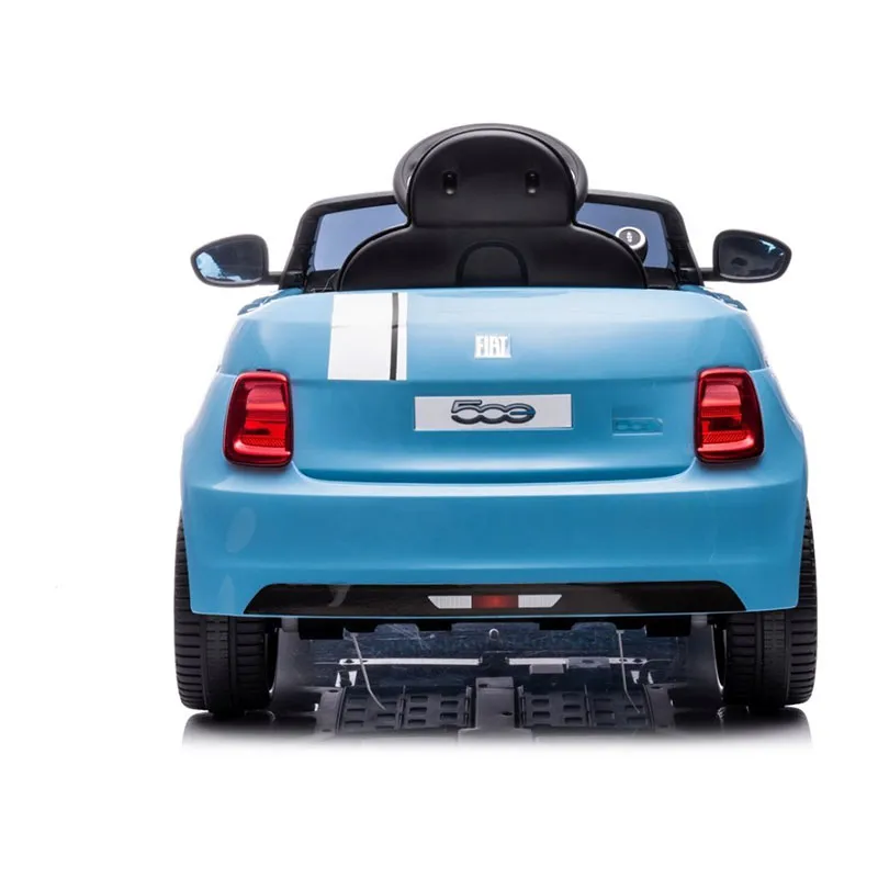 Voiture à batterie Fiat 500e Bleu - 36m+-4
