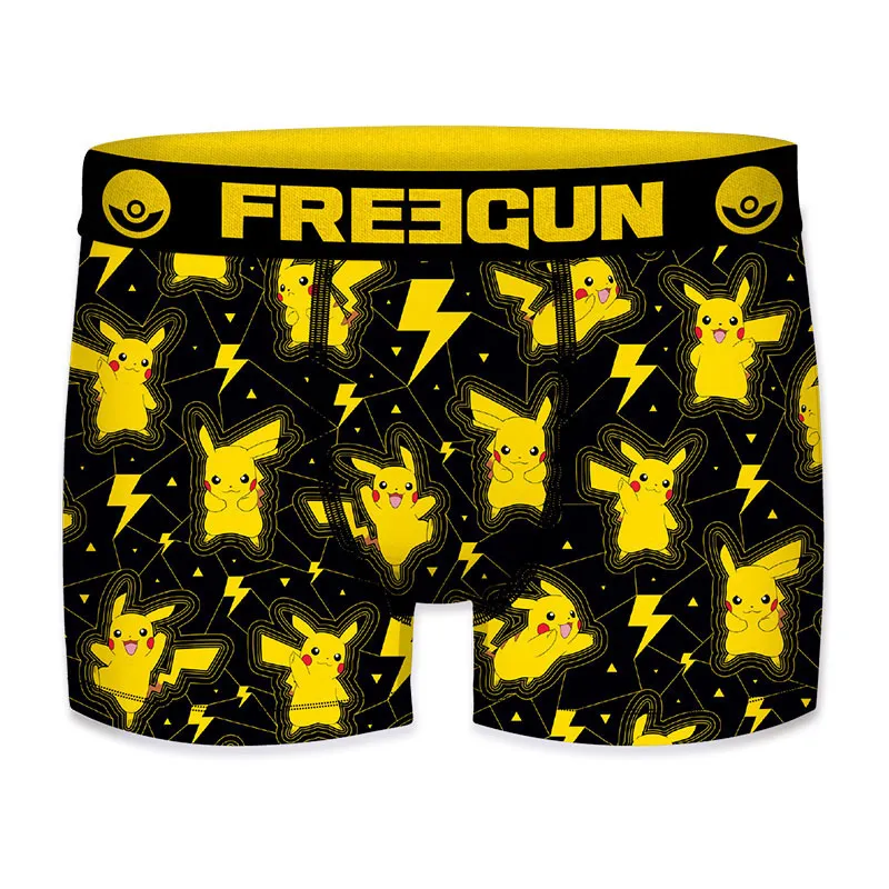 3 Boxers Garçon Pokémon - Jaune/Noir-5