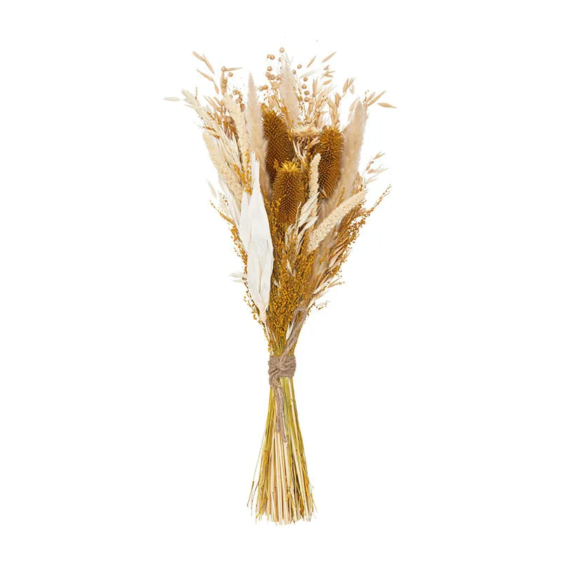 Bouquet composition Lour Beige - 15x12x56cm-0