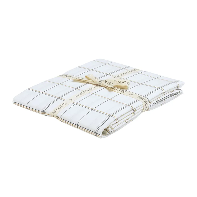 Parure 2pcs Coton BIO Bébé Saint-honoré Naturel - 100x140cm-1