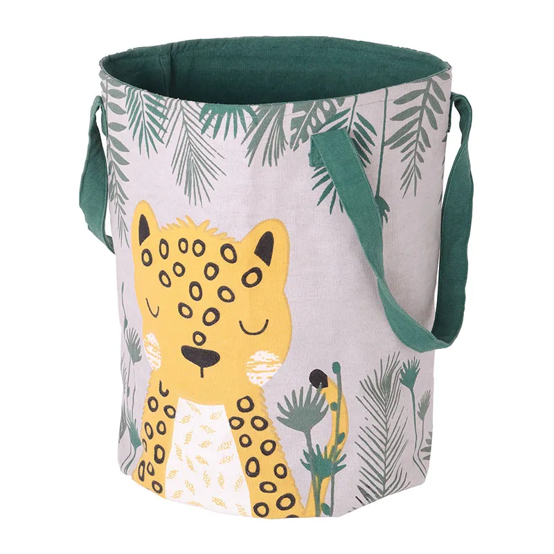 Panier de rangement Coton Soren - ø30x40cm-2