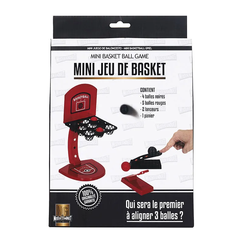 Jeu de basket de bureau avec lanceurs - 20x16.2x33cm-4