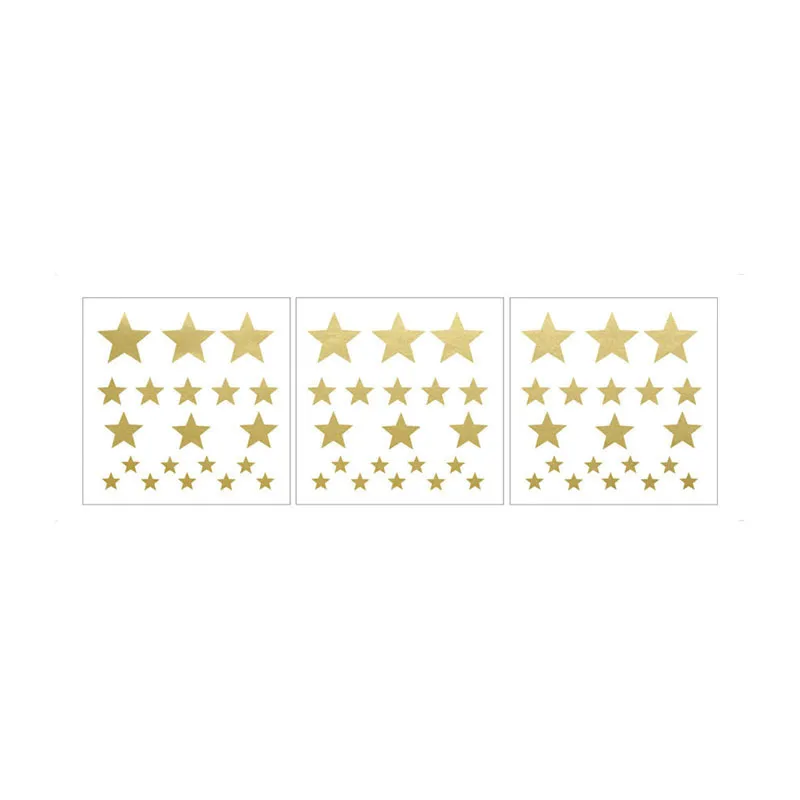 Stickers - Étoiles Doré 60pcs-0