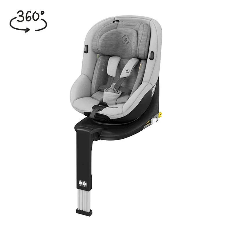 Siège-auto Mica 360° I-Size/Isofix 61 à 105 cm - Authentic Grey-0