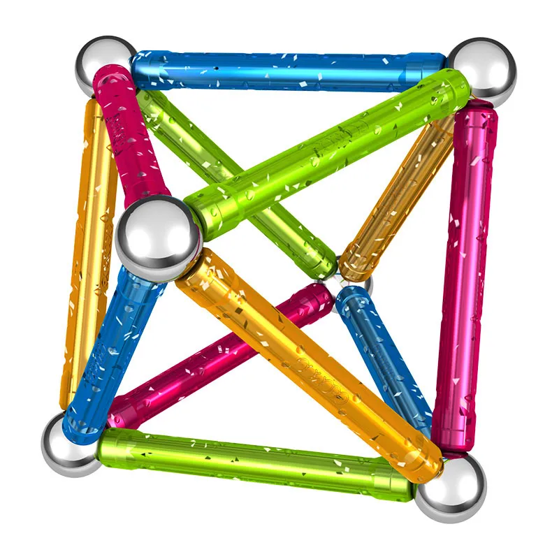 Jeu de construction magnét. Glitter 30pcs - 3+-6