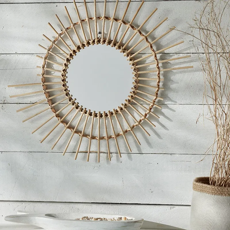 Miroir Coquillage Beach House Factory - 53x53cm-0