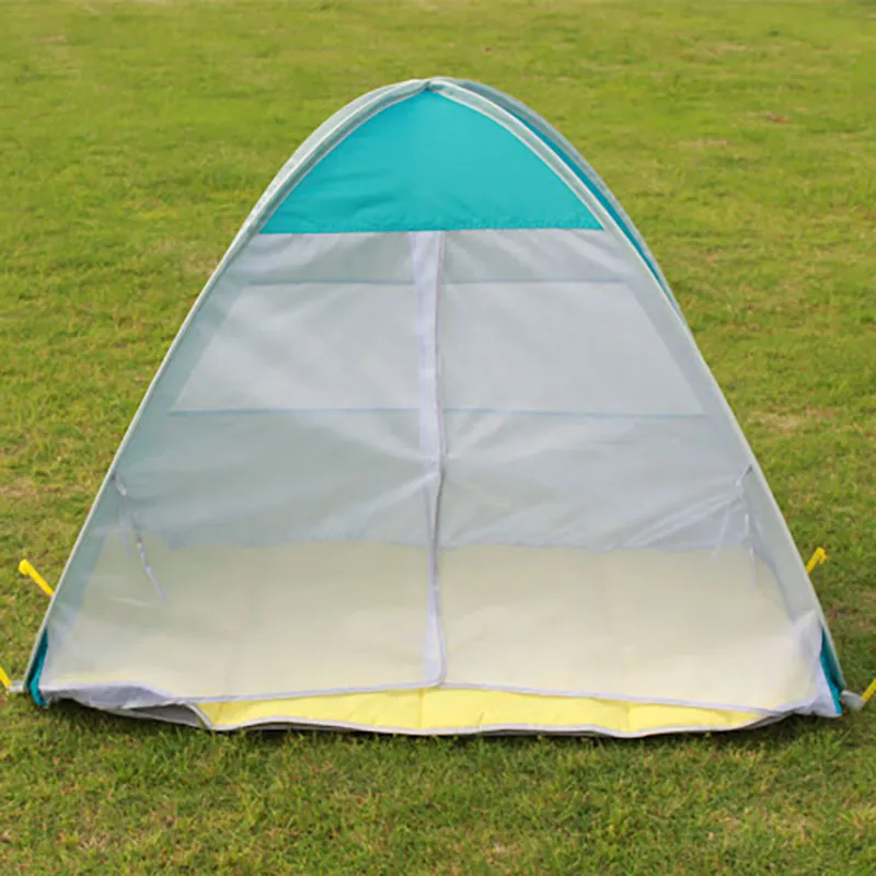 Grande tente Anti-UV Bleu/Jaune - 90x120cm-4