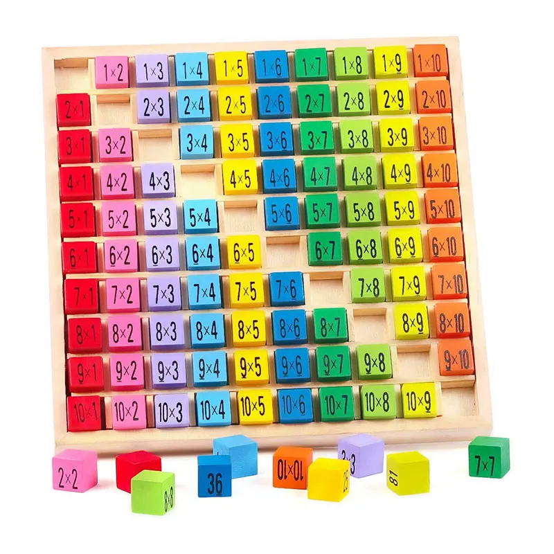 Atelier Multiplications Montessori Bois - 36m+-0