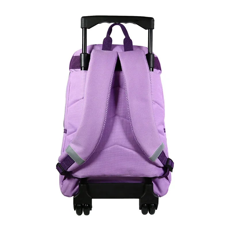 Sac à dos à roulettes La Reine des Neiges Violet - 32x45cm-3