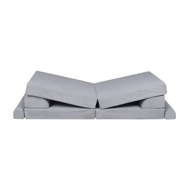 Canapé enfant Premium Gris clair - 160x80cm-2