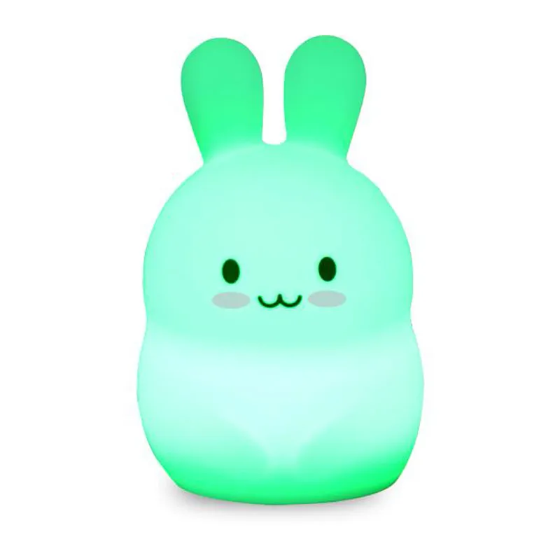 Veilleuse USB Lapin + télécommande - 10x14cm-3