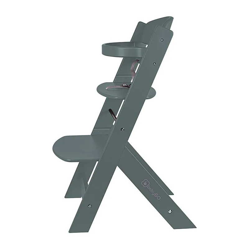 Chaise haute Family Gris - 10m+-1