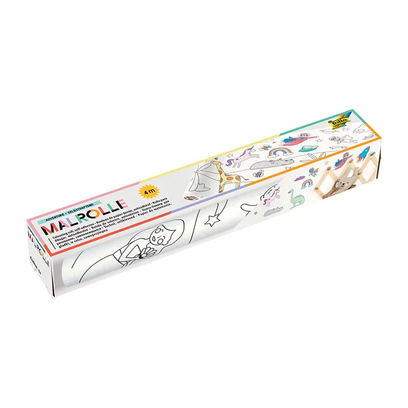 Rouleau de papier dessin auto-adhésif décollable - 30cmx4m-1