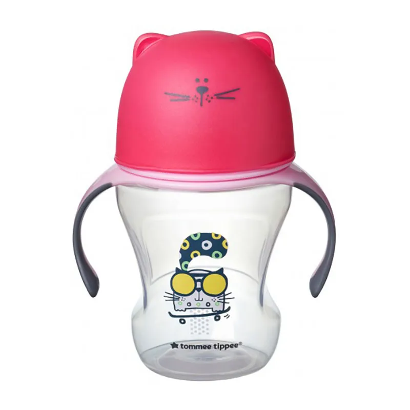 Tasse de transition 230ml Rose - 6m+-0