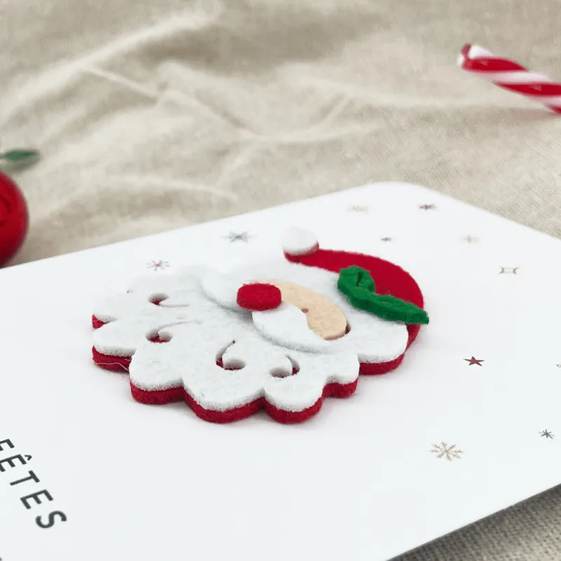 Carte Noël A6 - Patch Pére Noël-1