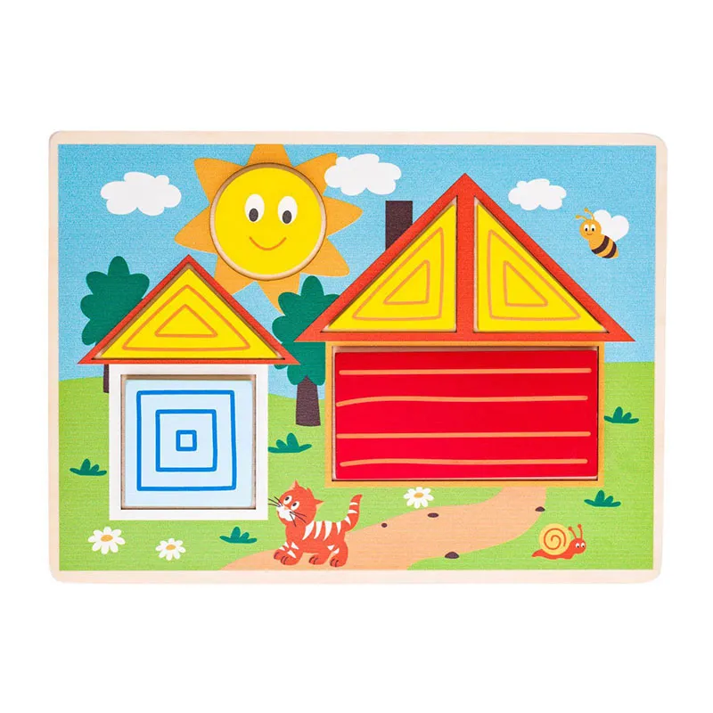 Jeu éducatif Trieur de Formes 10pcs - 24m+-6
