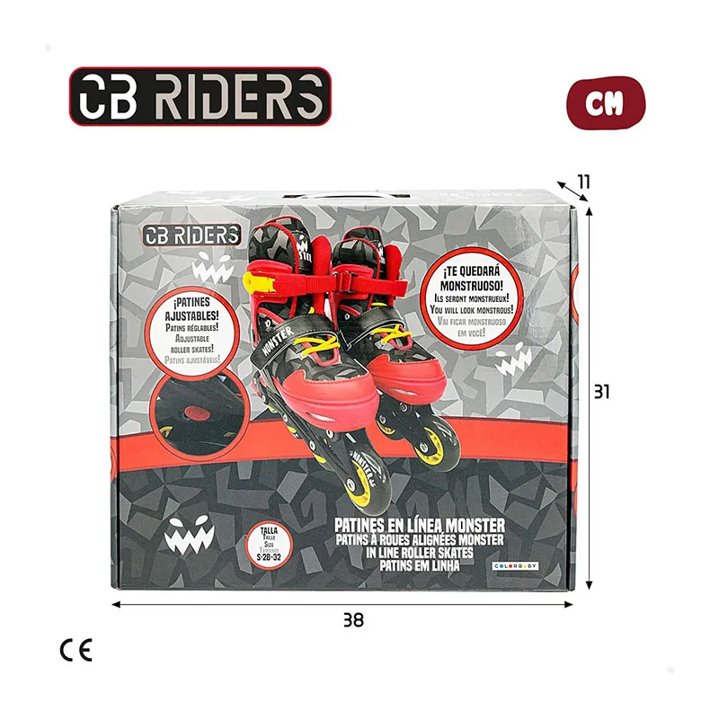 Rollers ajustables T28-32 Monster - 36m+-6