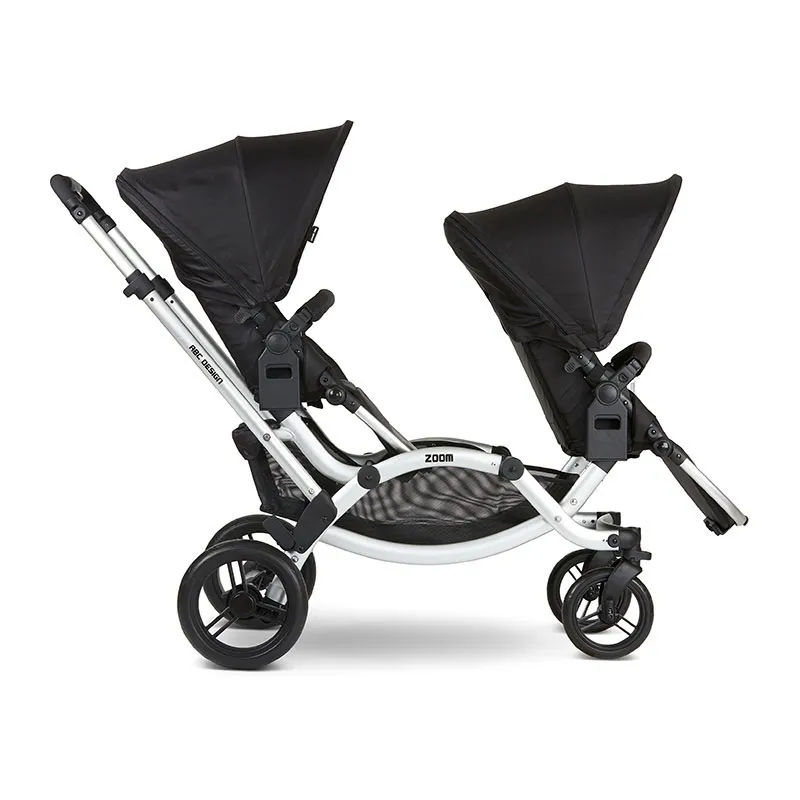 Poussette Jumeaux Zoom Black Limited - 6m+-1