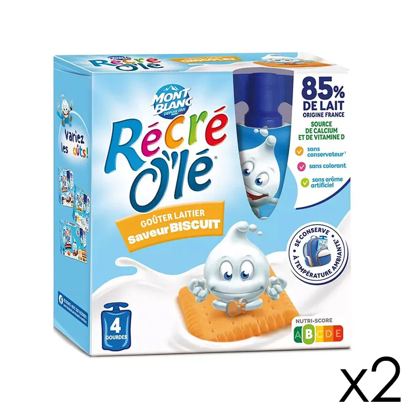 8 Récré O'lé Saveur Biscuit - 8x85g-0