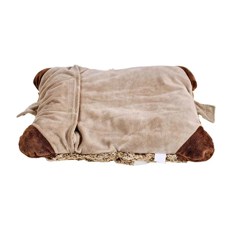 Bouillotte Coussin Micro-Ondable Marron - 34x24cm-3