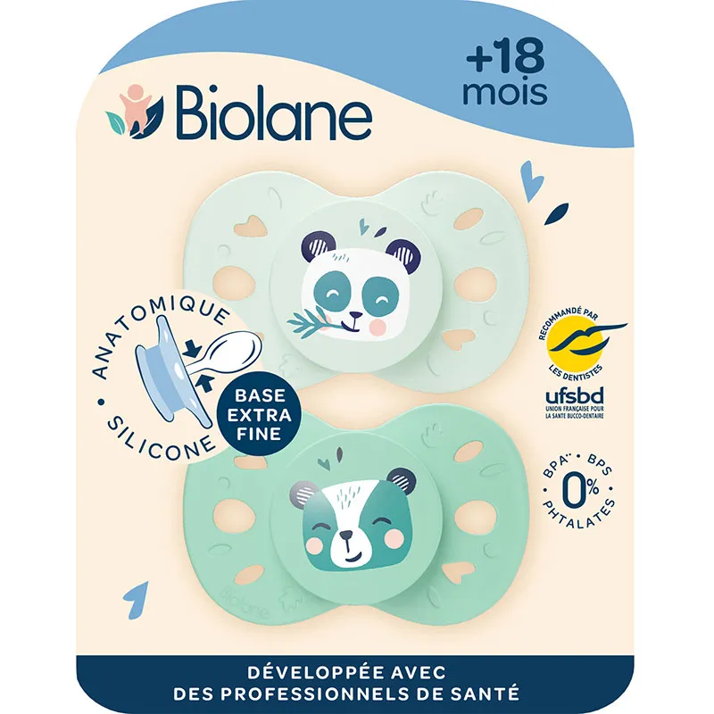 Tétines anatomiques - Animaux  - Vert clair/foncé-1