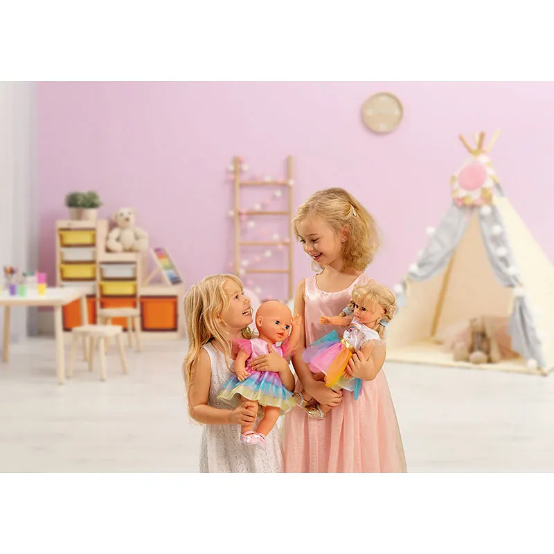 Robe Rainbow Fairy - Poupée 35-45cm-1