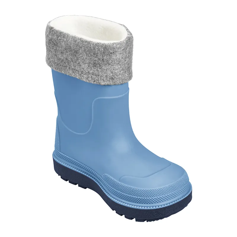 Bottes de pluie fourrées - Bleu -2
