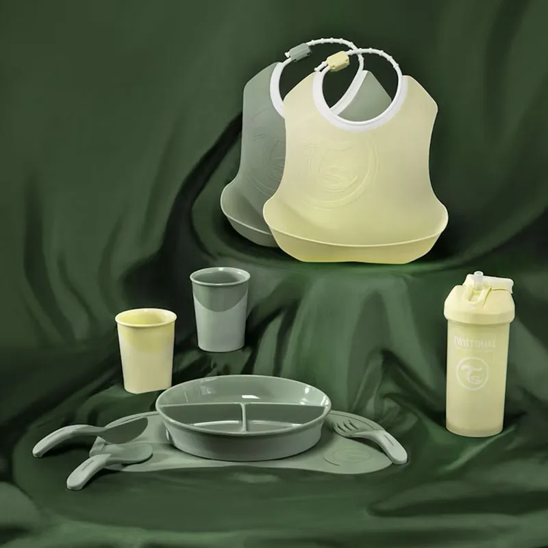 Kit Biberons & Gourdes repas - Jungle Mist-0