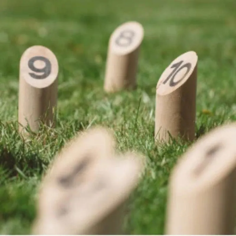 Jeu de quilles nordiques en bois - 6+-6