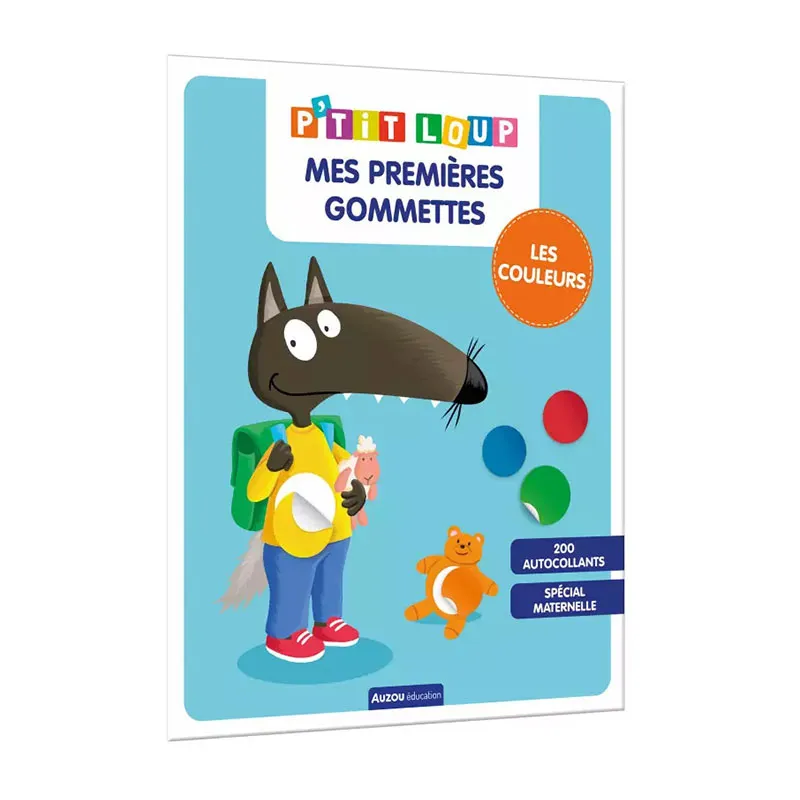 P'tit Loup Mes premières gommettes Couleurs - 36m+-0