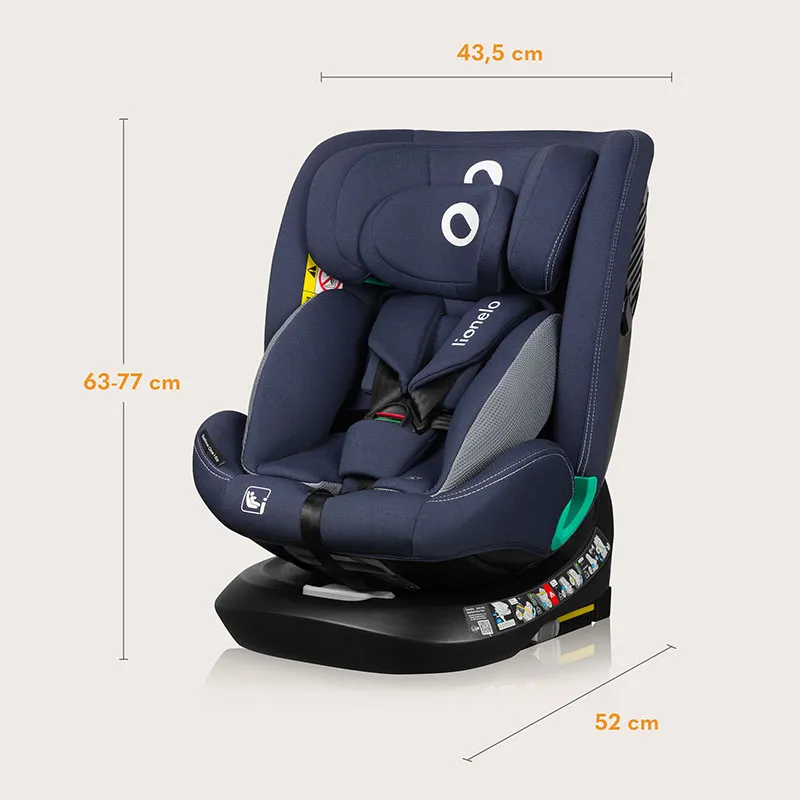 Siège-auto 360° I-Size/Isofix Bastiaan One 40-150cm - Blue Navy-23