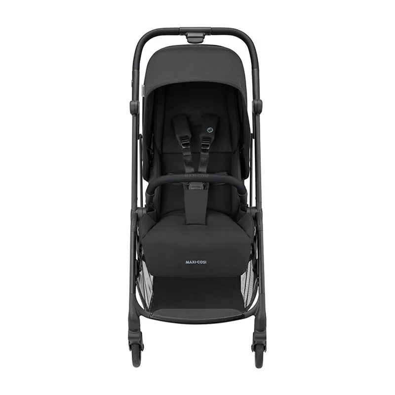 Trio Poussette Compacte Leona + Cosi Cabriofix + Nacelle Oria + Base Isofix + Adaptateurs Noir - 0m+-8