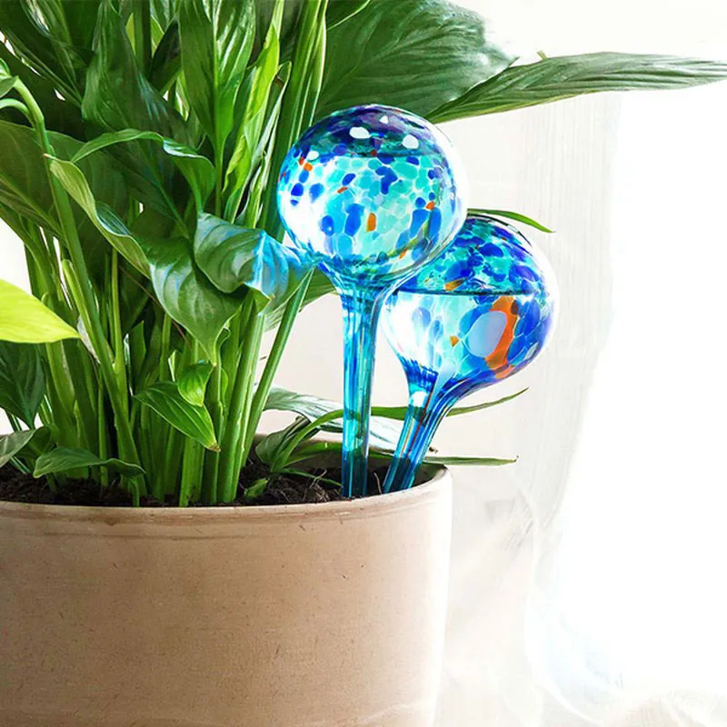 2 Globes d'arrosage Bleu - 32x11x15cm-0