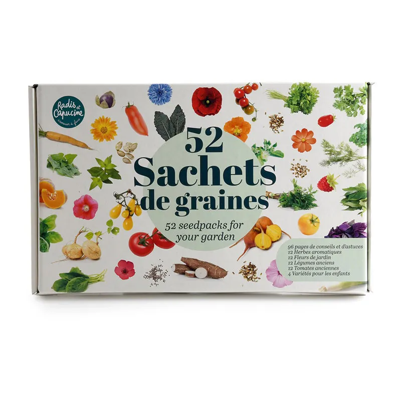 Coffret de graines à planter - 52 Sachets-1