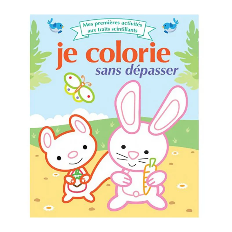 2 Cahiers de coloriage sans dépasser - 3+-2